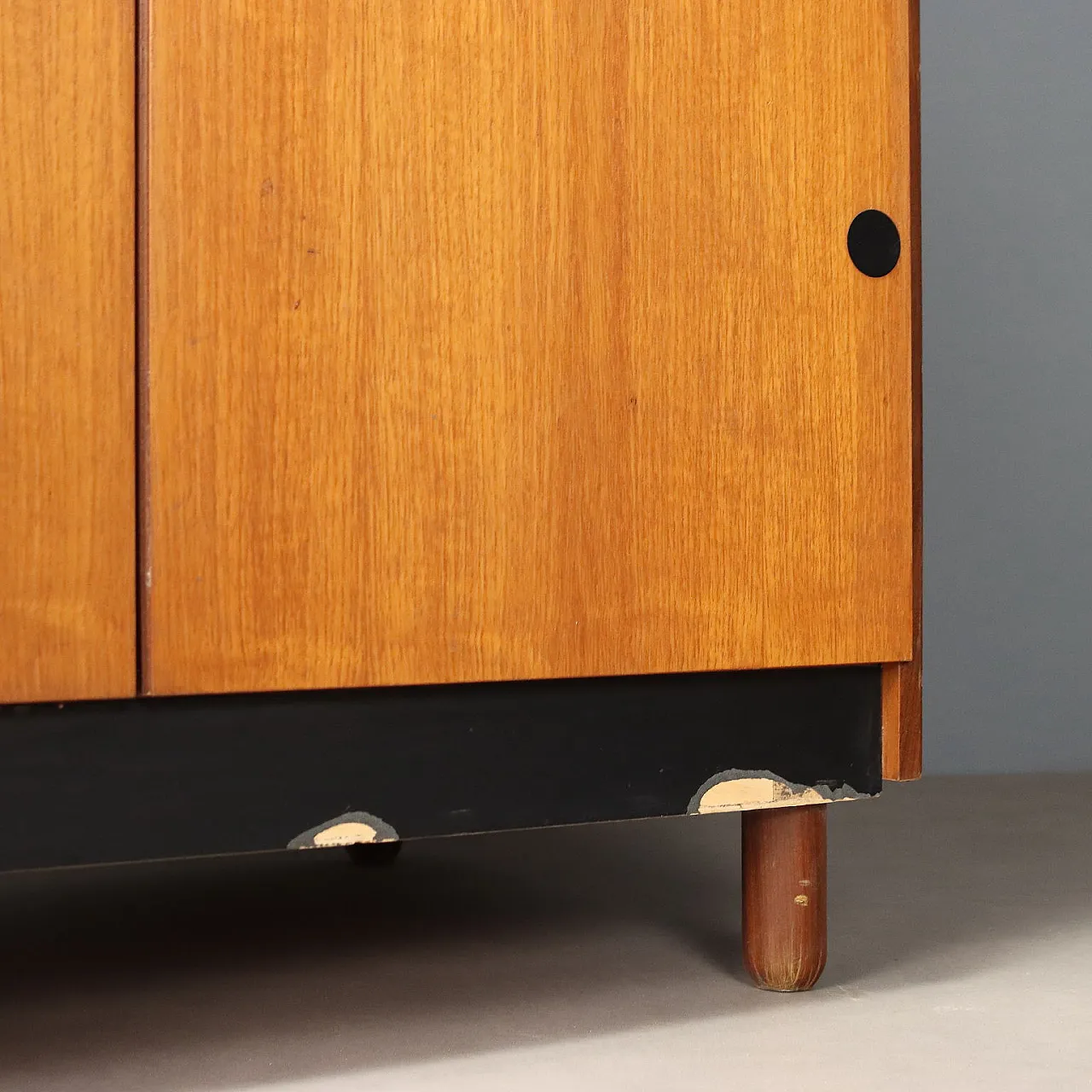 Mobile contenitore in impiallacciatura di teak, '900 8