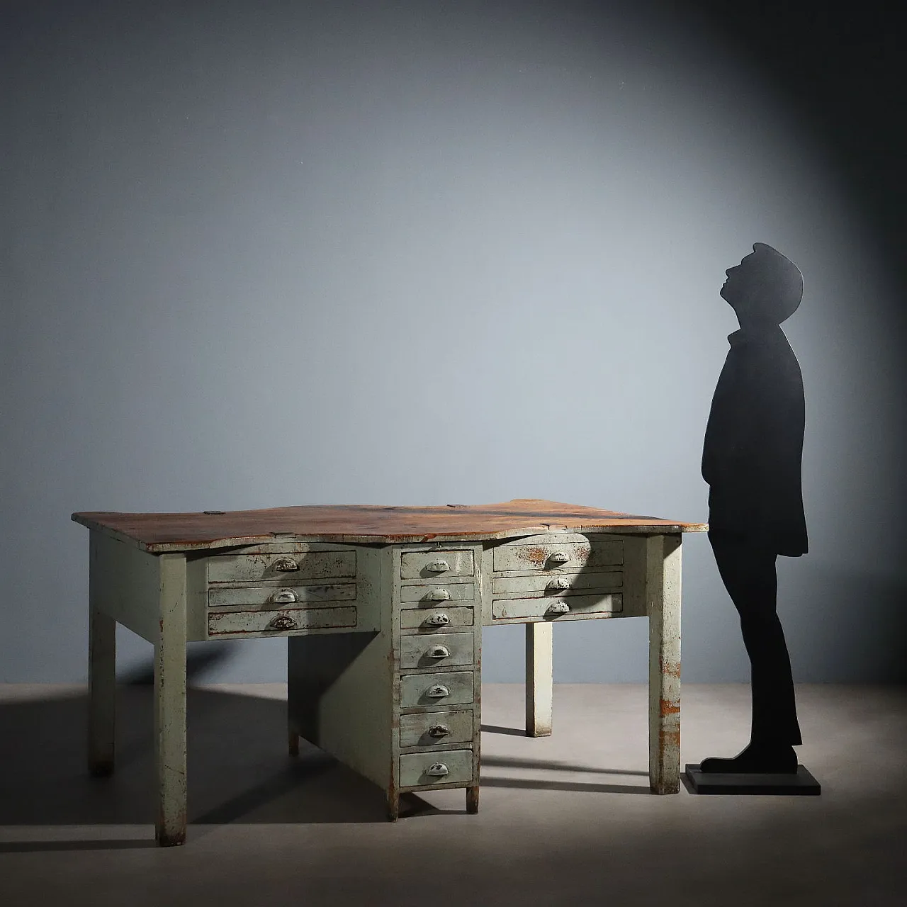 Banco da lavoro con quattro postazioni di lavoro, '900 2