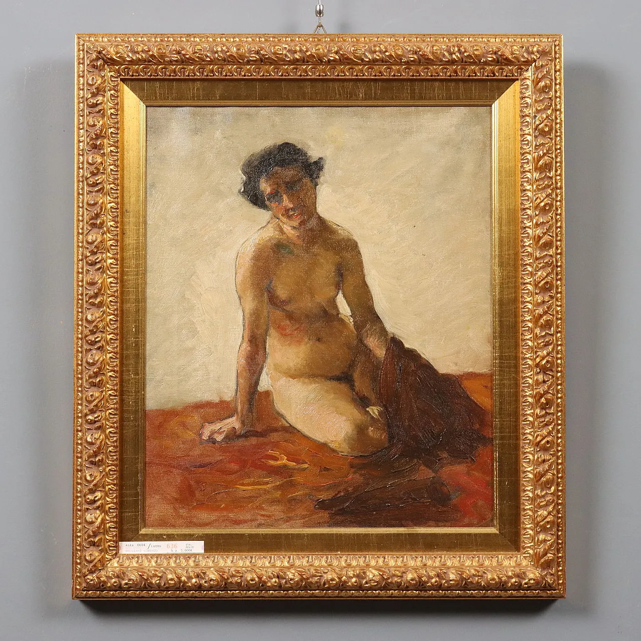 Angelo Dragone, olio su tela, '800 1