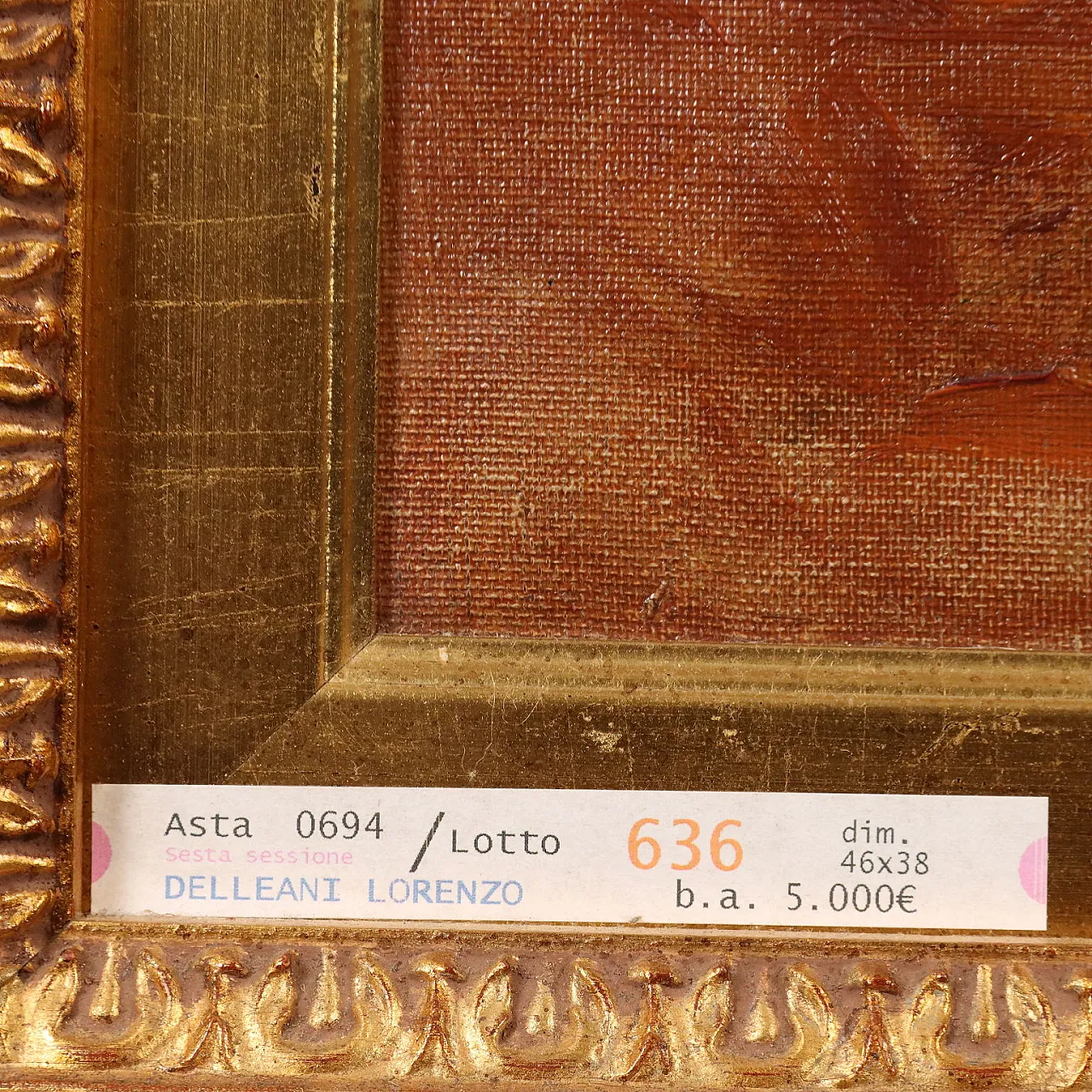 Angelo Dragone, olio su tela, '800 8