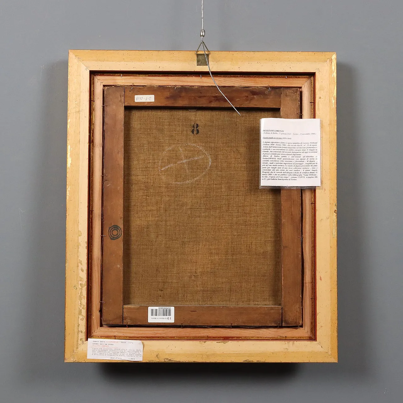 Angelo Dragone, olio su tela, '800 10