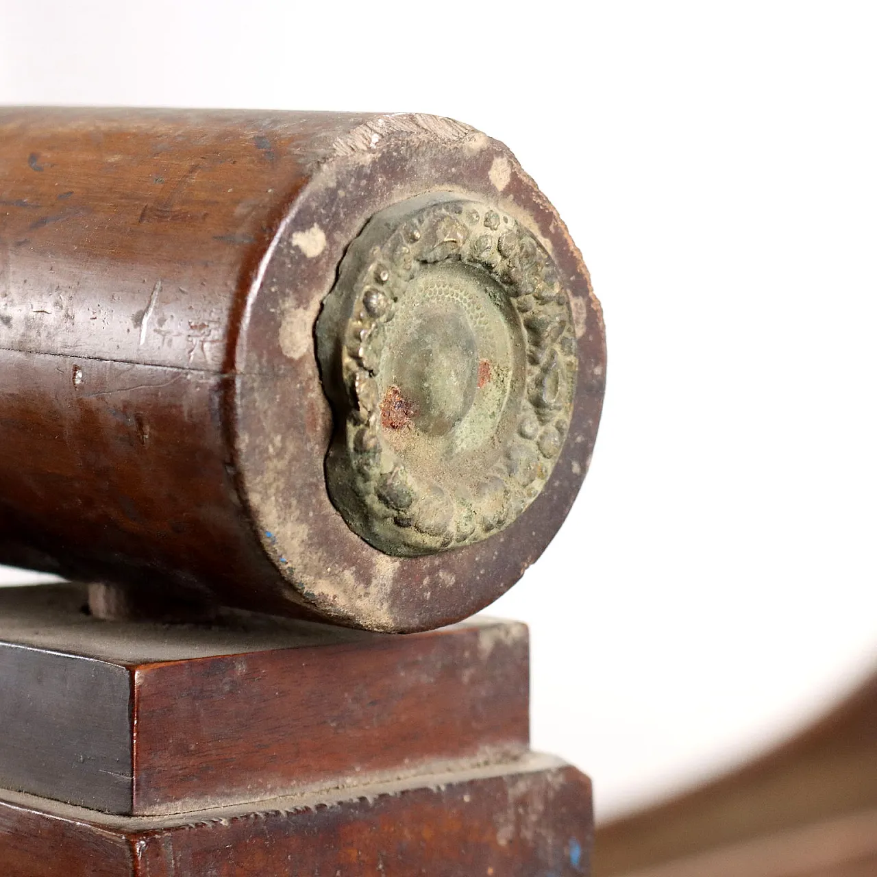 Letto matrimoniale Impero in noce, '800 7