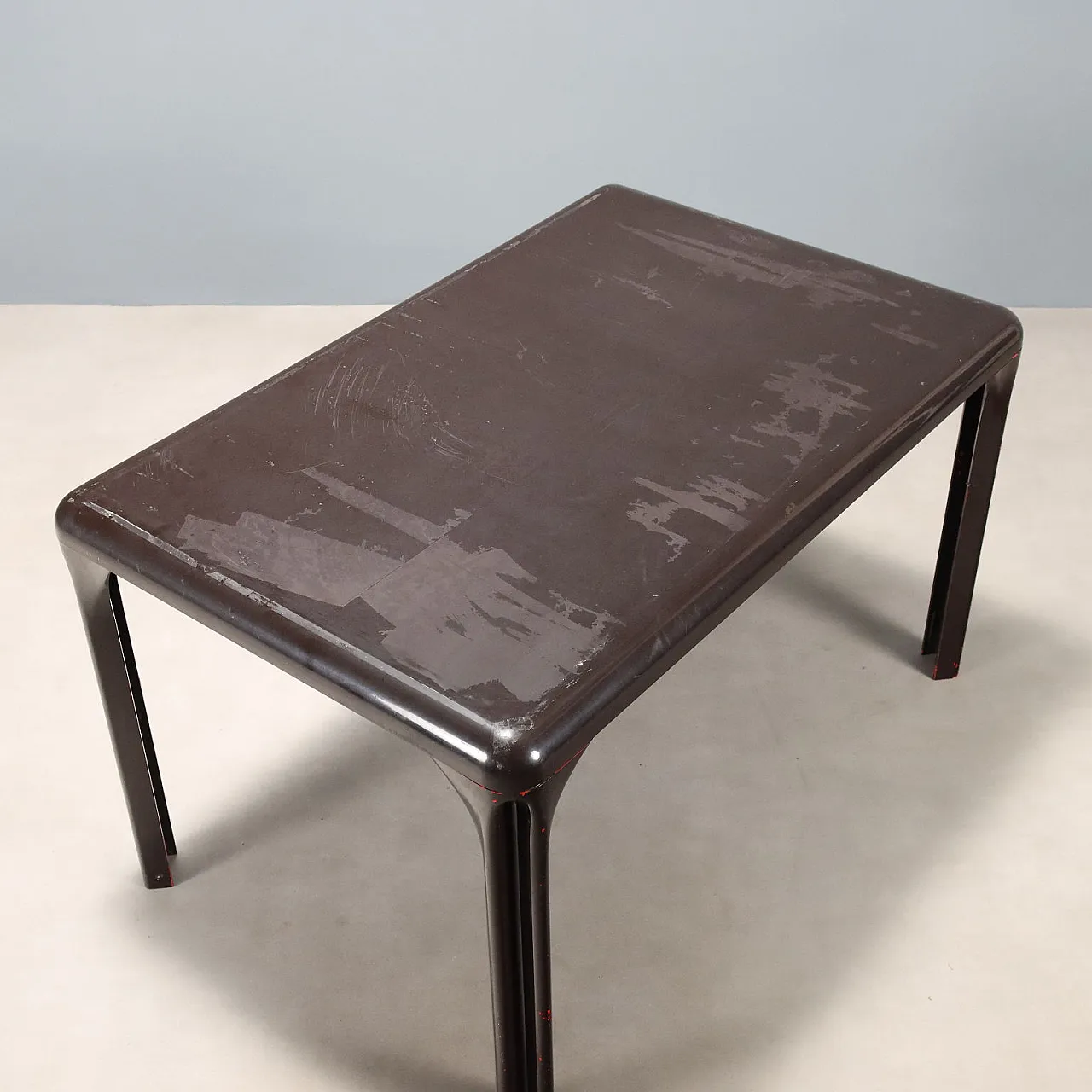 Plastic dining table with rectangular top, 20th century 6