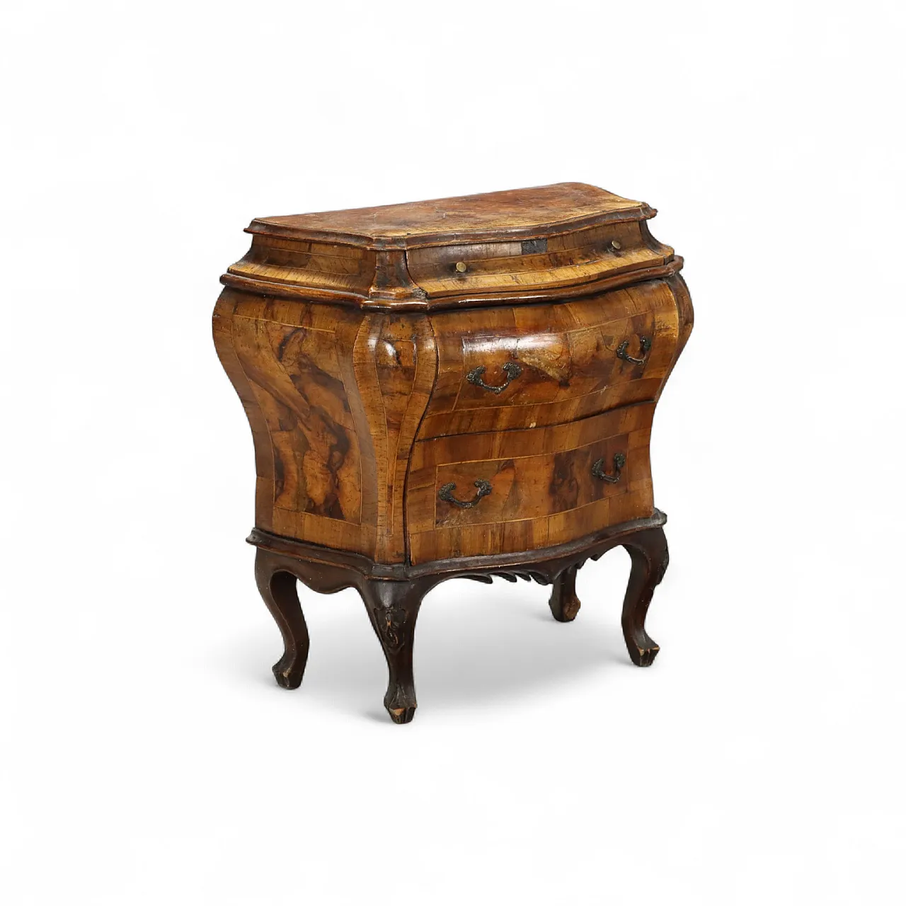 Cassettone in noce in stile tardo barocco, '900 8