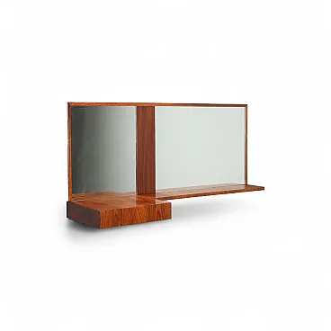 Toilette a parete con impiallacciato in legno esotico, '900