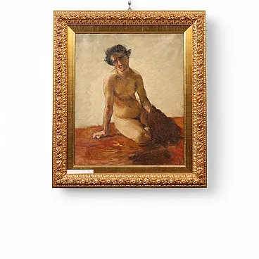 Angelo Dragone, olio su tela, '800