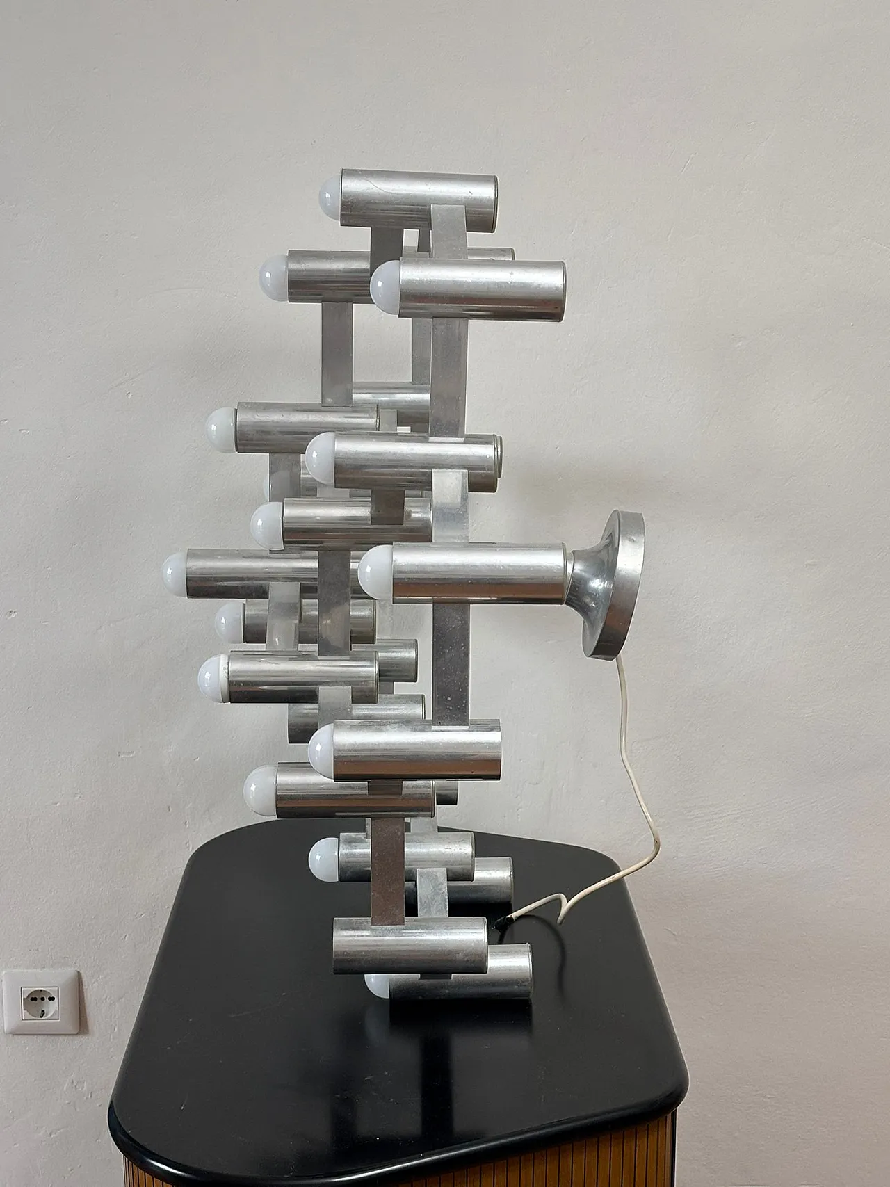 Chandelier by Gaetano Sciolari with 25 lights, 70s 2