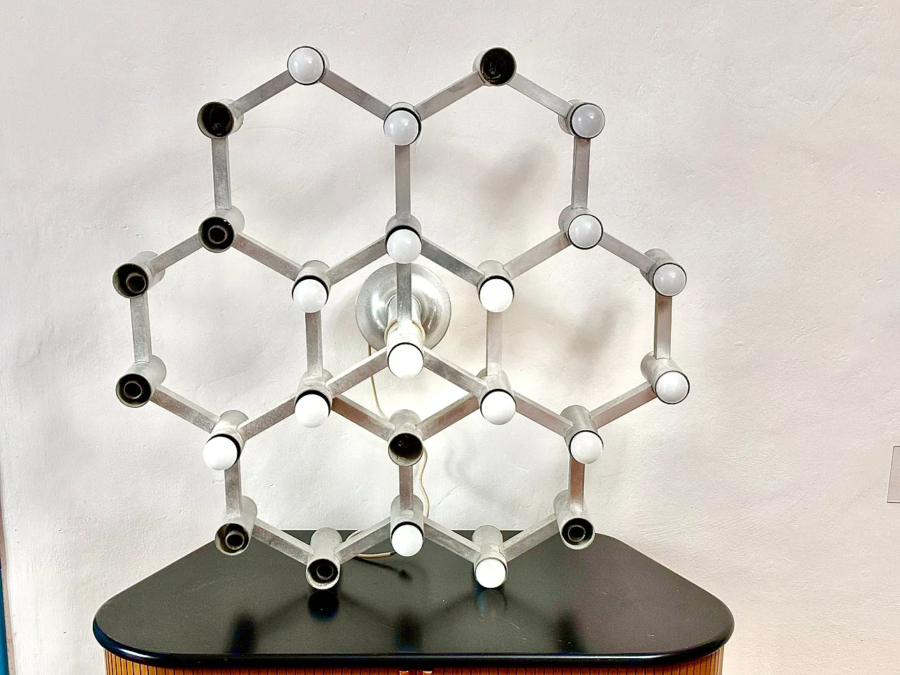 Chandelier by Gaetano Sciolari with 25 lights, 70s 3