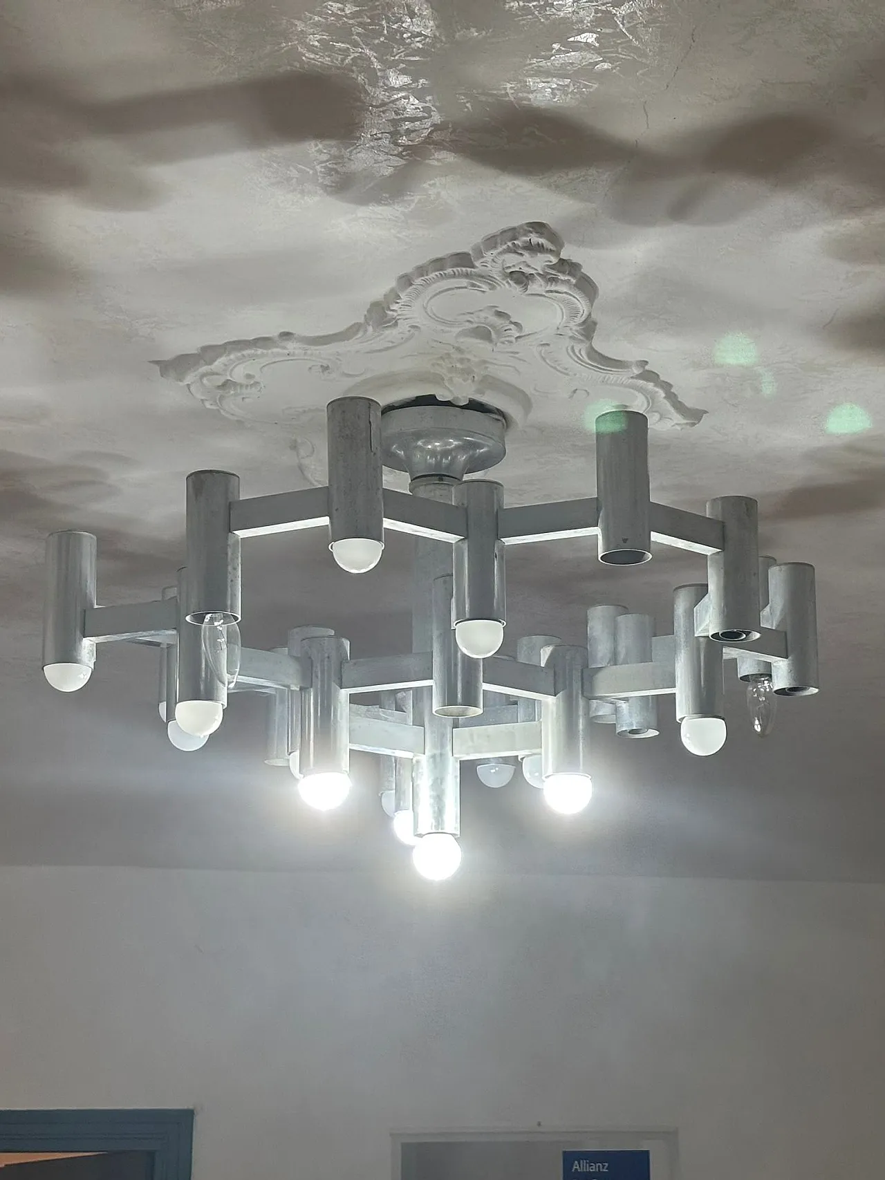Chandelier by Gaetano Sciolari with 25 lights, 70s 6