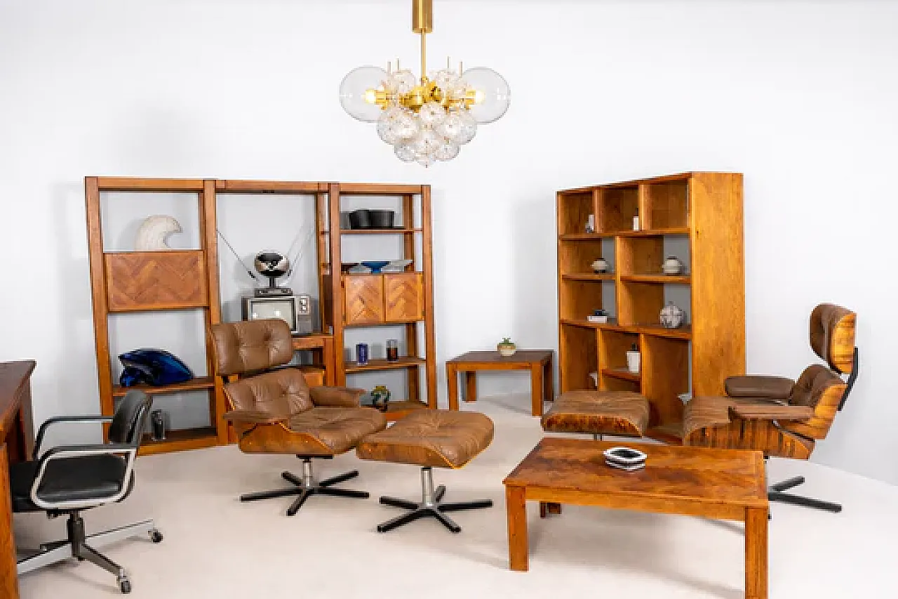 Modular living room wall, 1970s 2