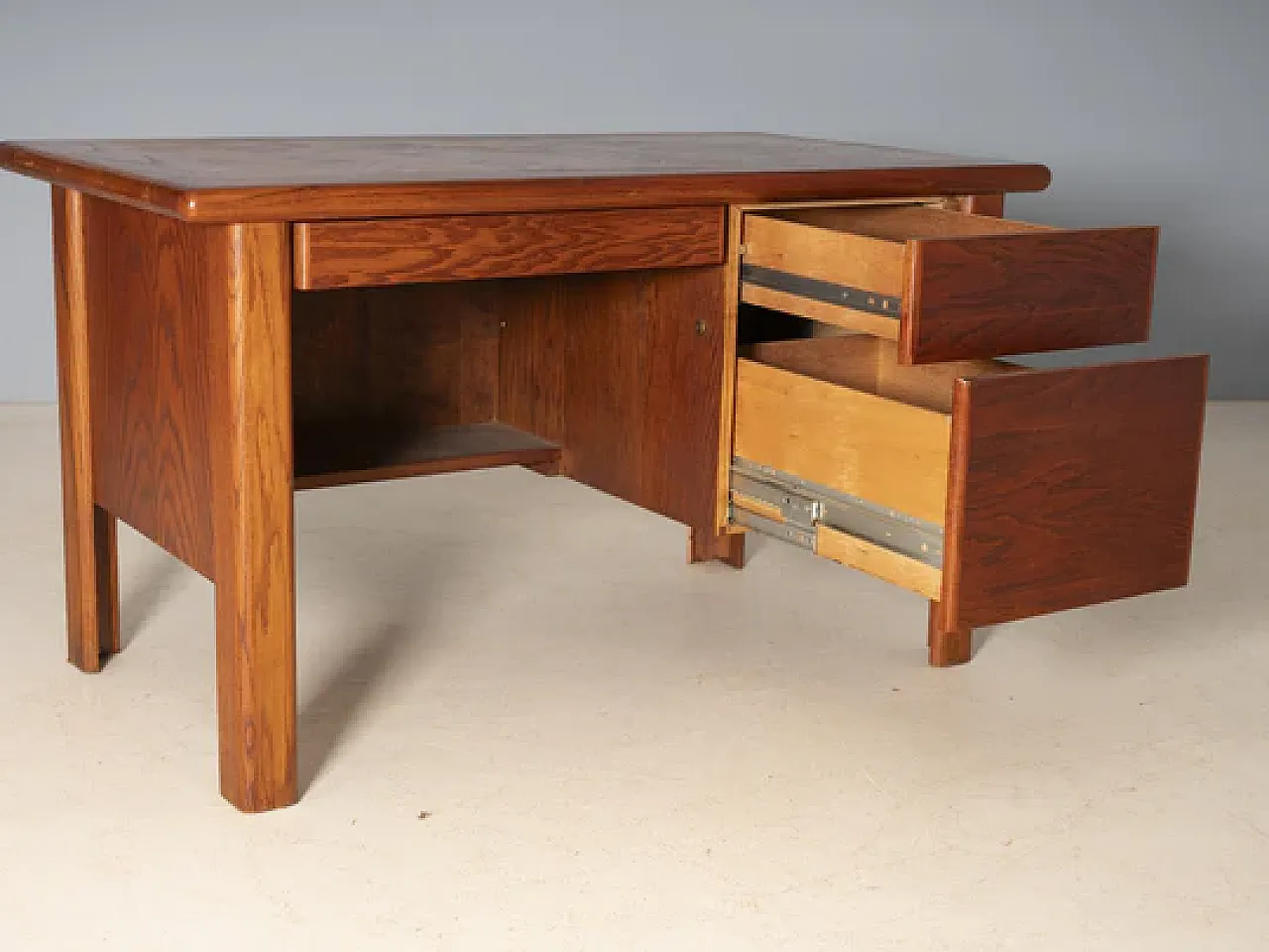 Scrivania con sedia operativa, anni '70 4