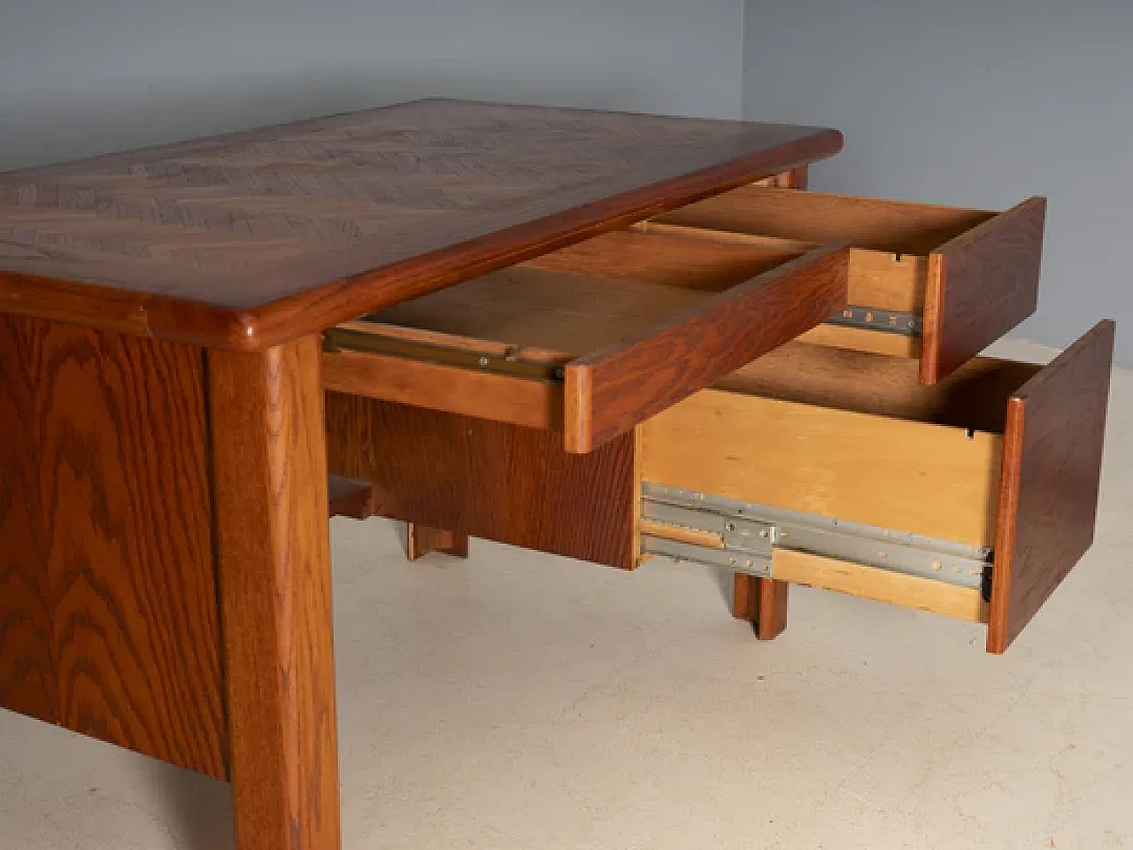 Scrivania con sedia operativa, anni '70 6