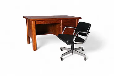 Scrivania con sedia operativa, anni '70