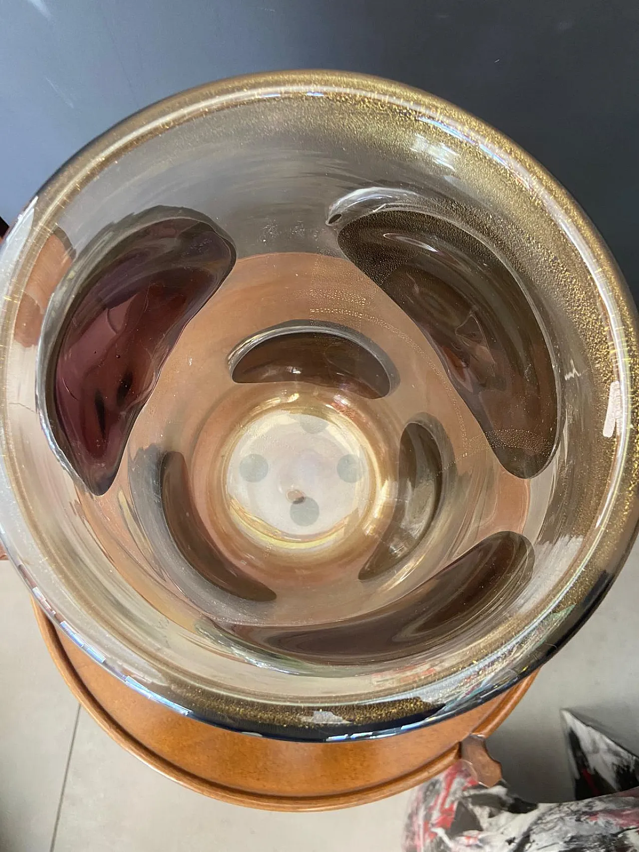 Vaso in vetro di Murano firmato Costantini, anni '90 10