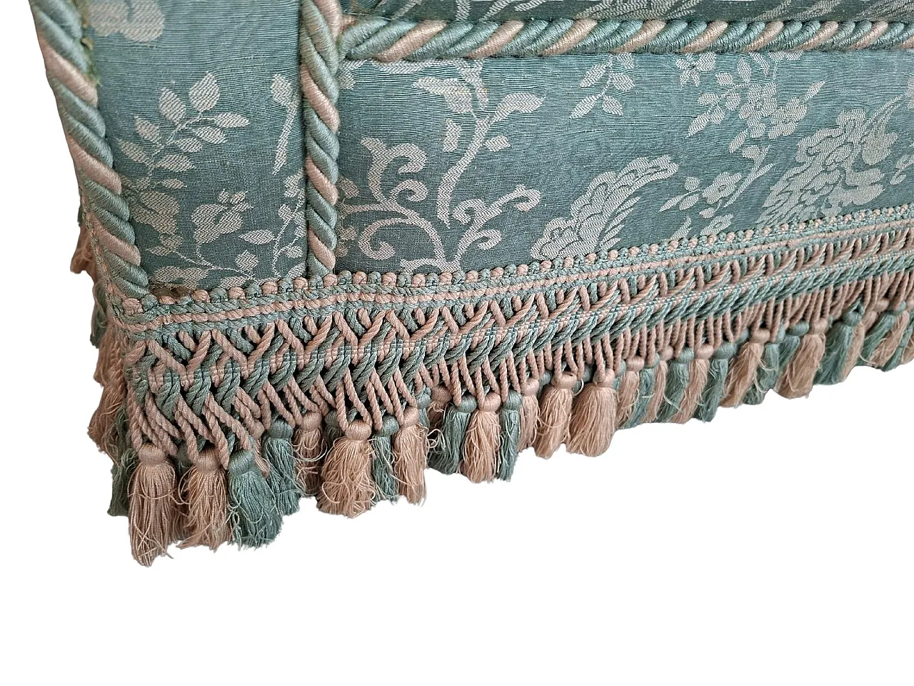 3 Divani in seta di San Leucio, anni '80 8