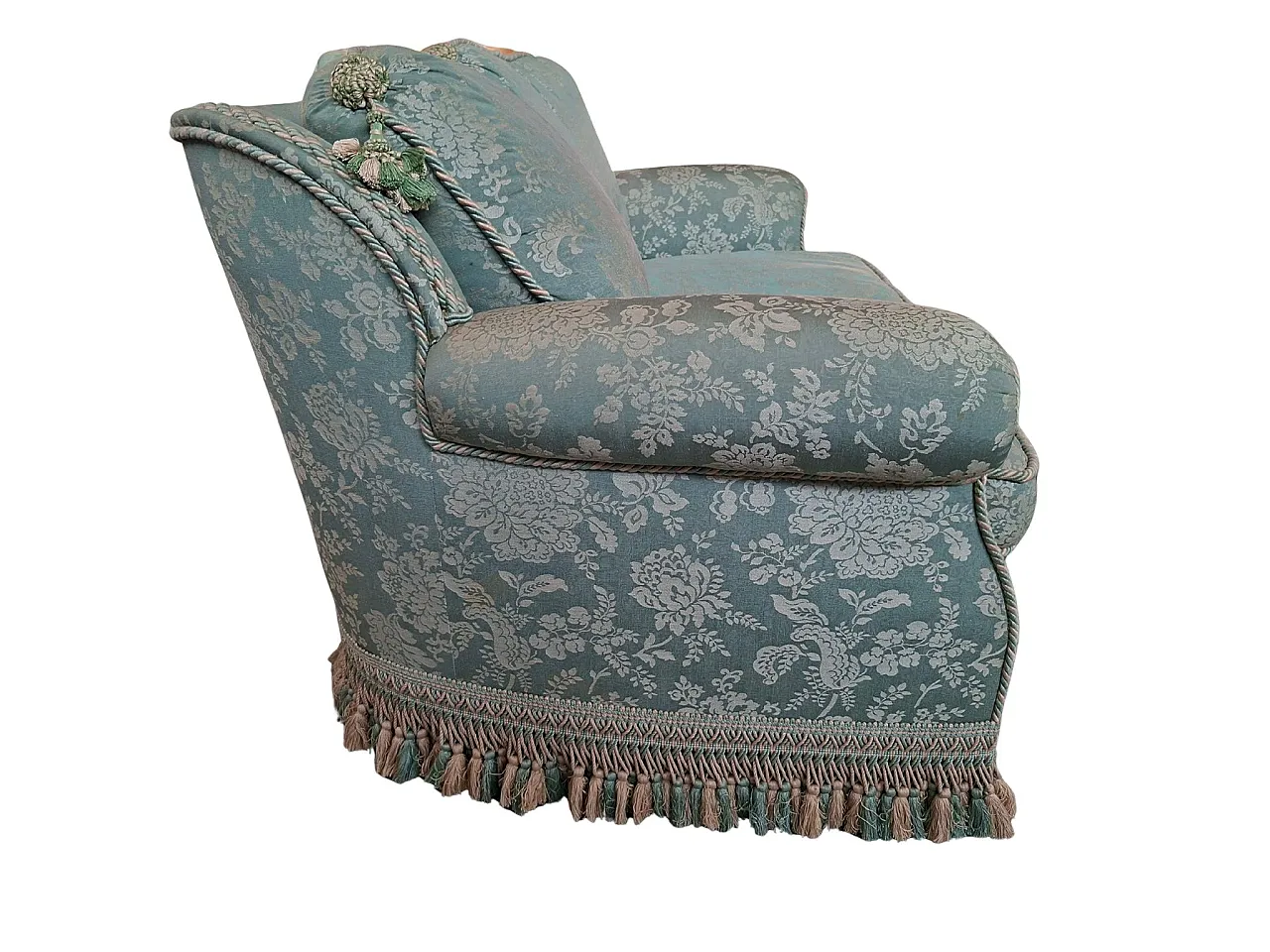 3 Divani in seta di San Leucio, anni '80 9