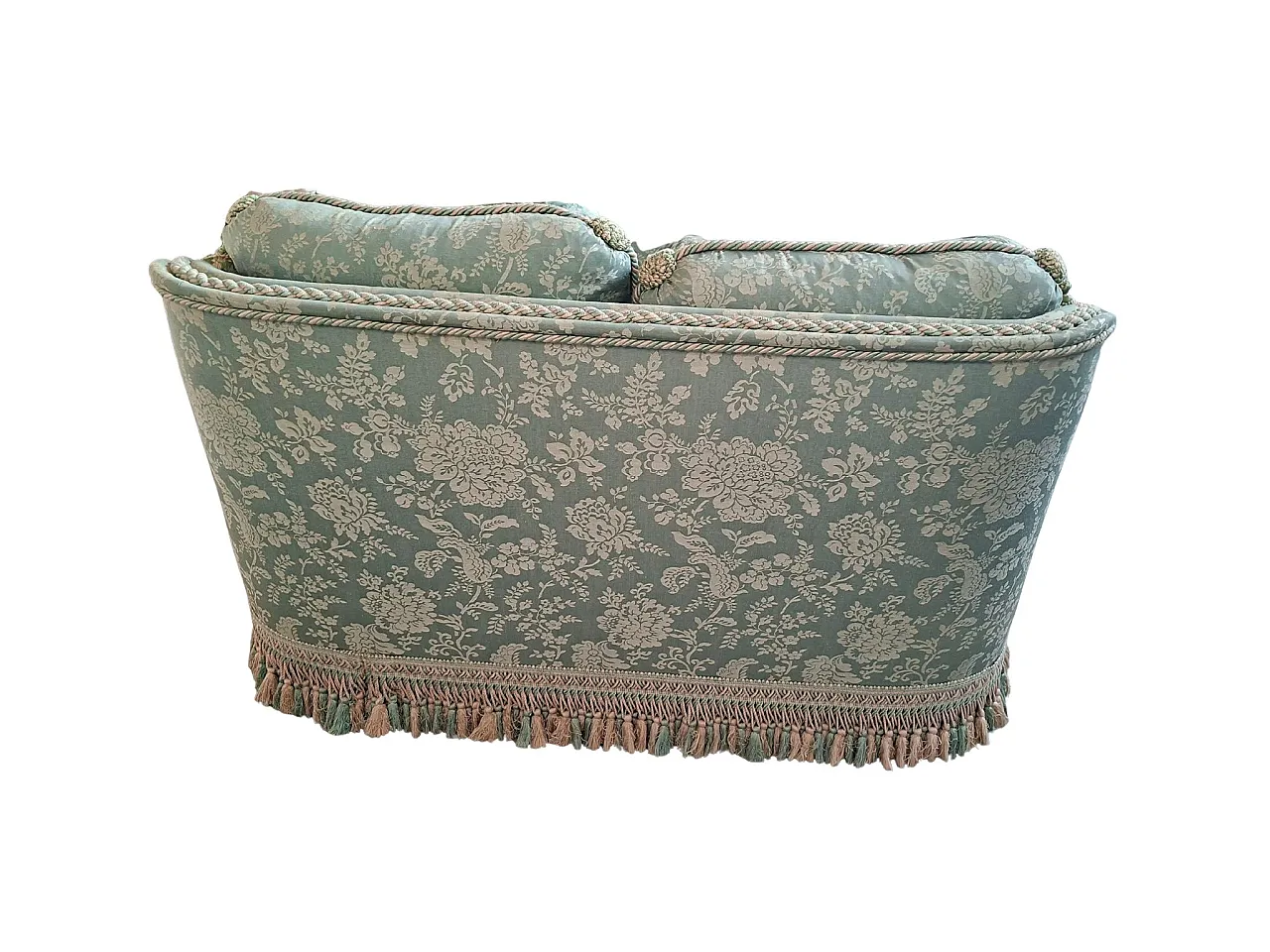 3 Divani in seta di San Leucio, anni '80 10