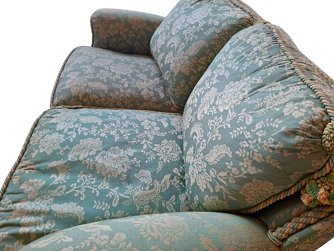 3 Divani in seta di San Leucio, anni '80 11