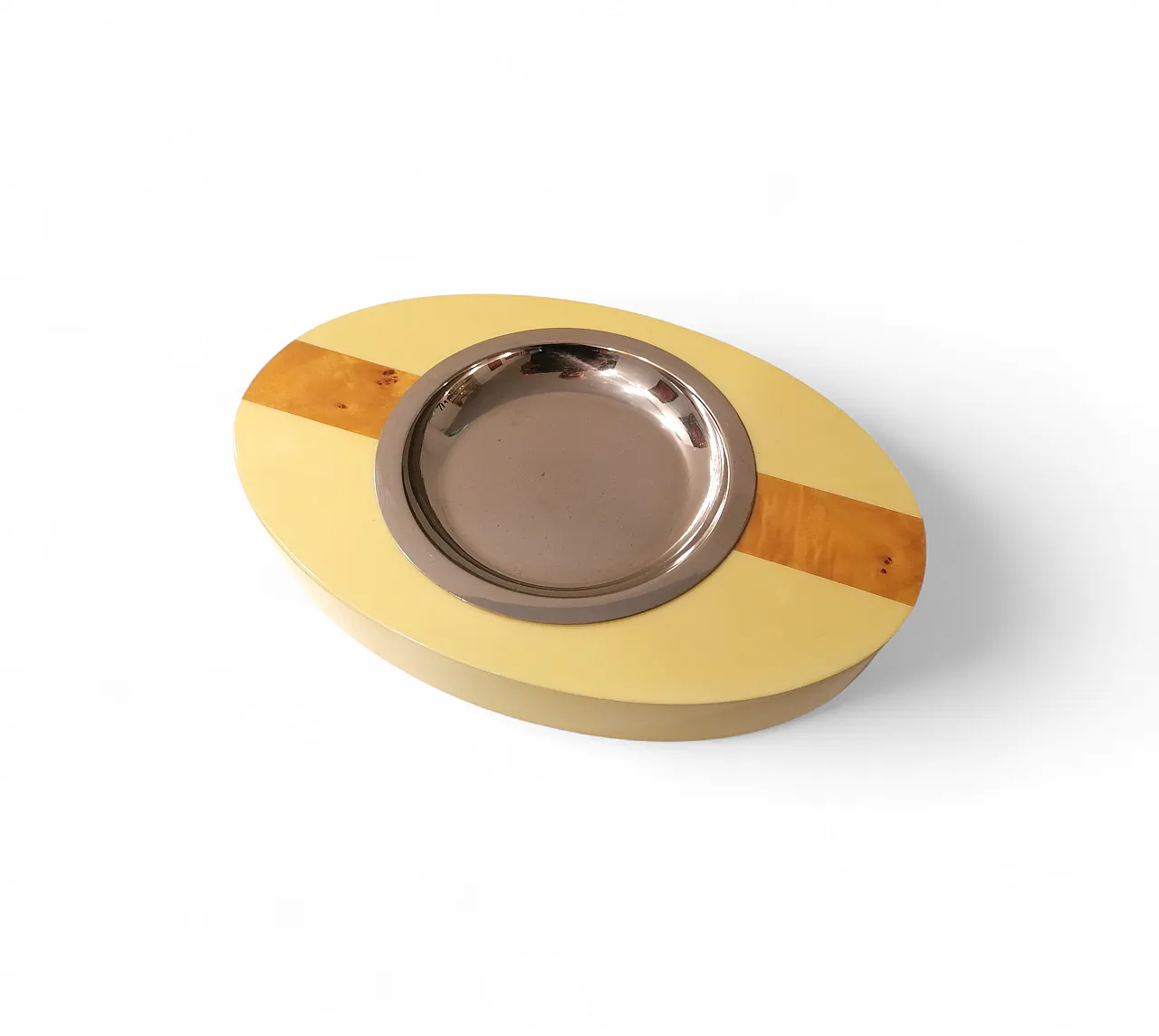 Lacquered wood ashtray by Tommaso Barbi, 1970s 7