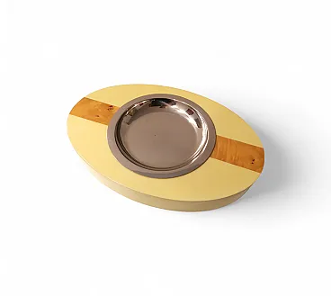 Lacquered wood ashtray by Tommaso Barbi, 1970s