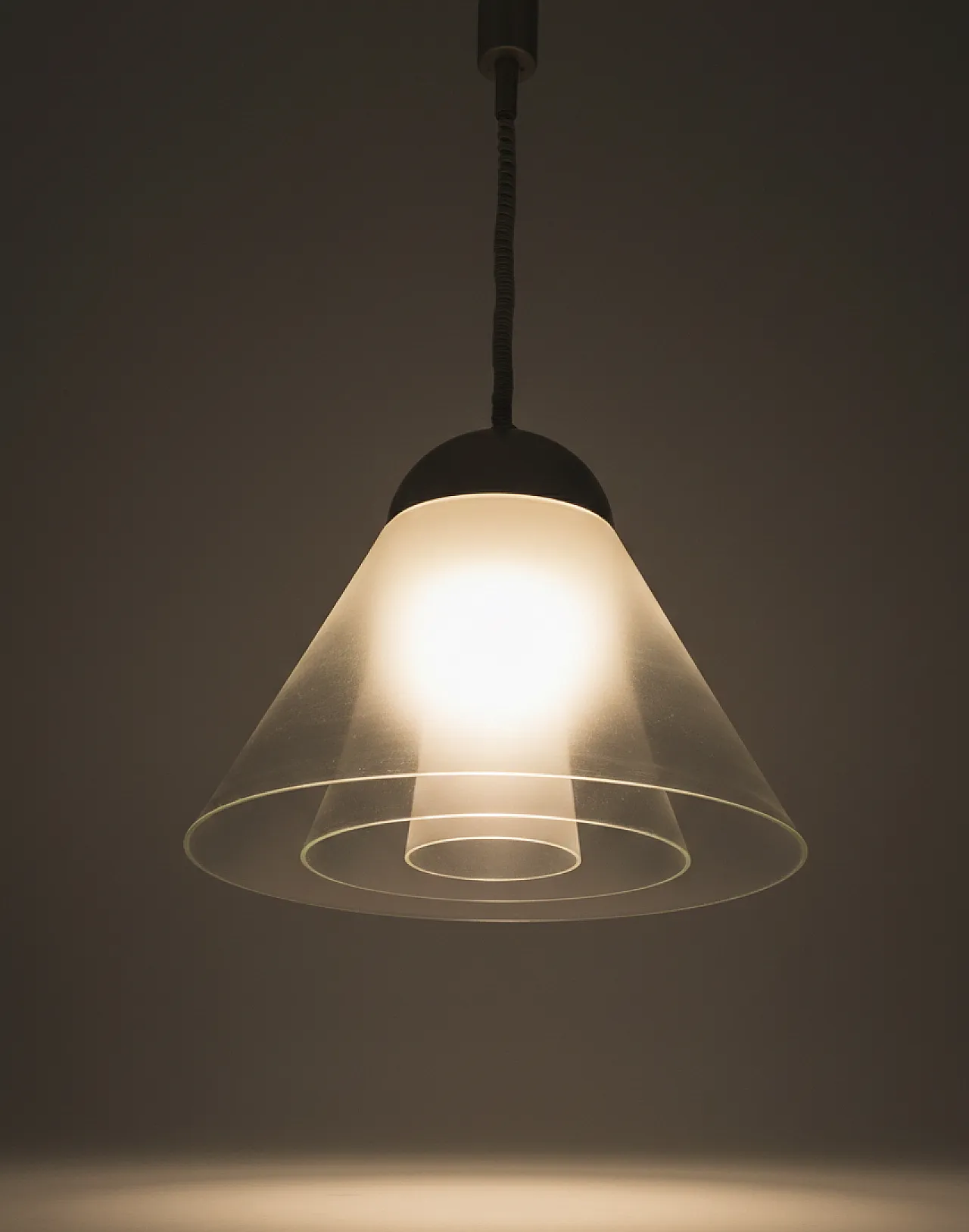 LS189 Murano glass pendant lamp by Carlo Nason for Mazzega  70s 2