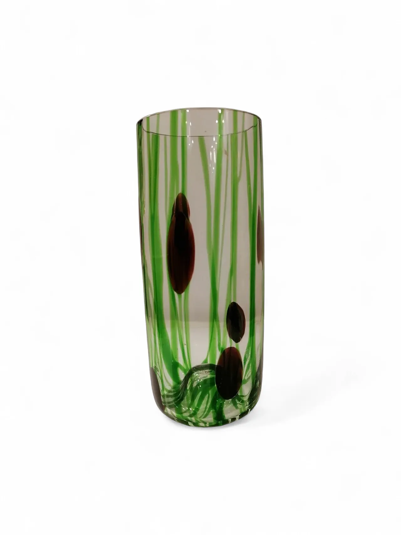 Liberty collection vase, in Murano glass by Moretti, 1990s 4