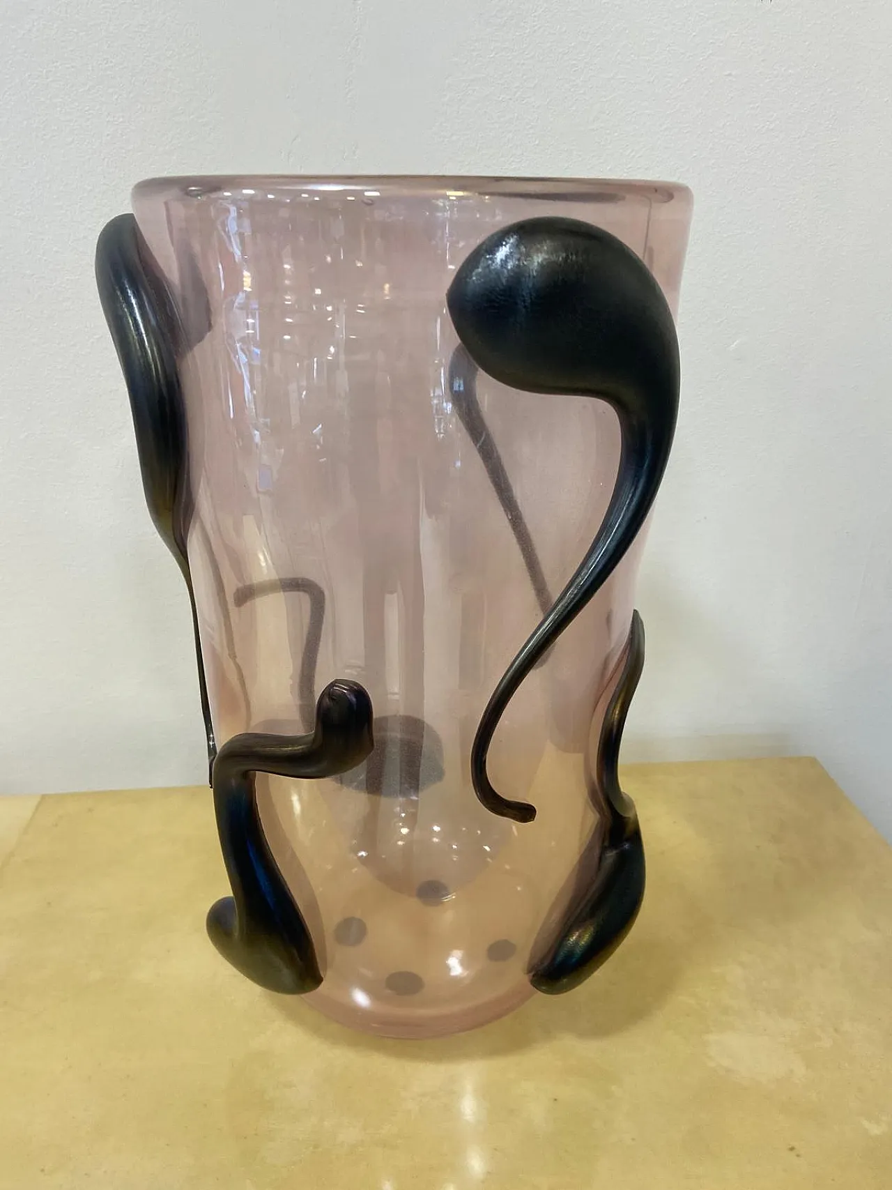 Pair of Murano glass vases by Costantini Murano, 1990s 9