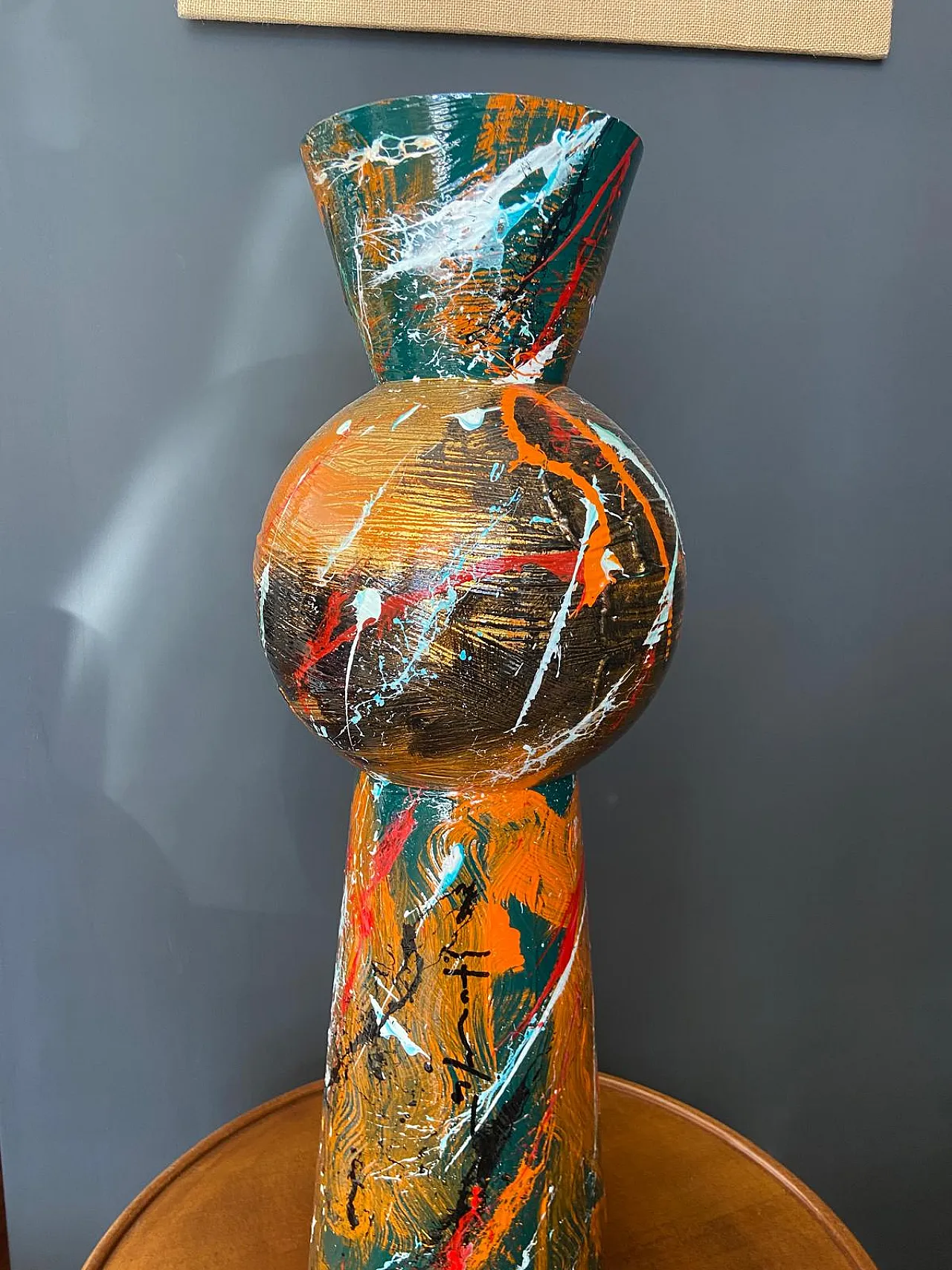 Vaso in metallo di Silvio Formichetti, anni 2000 5