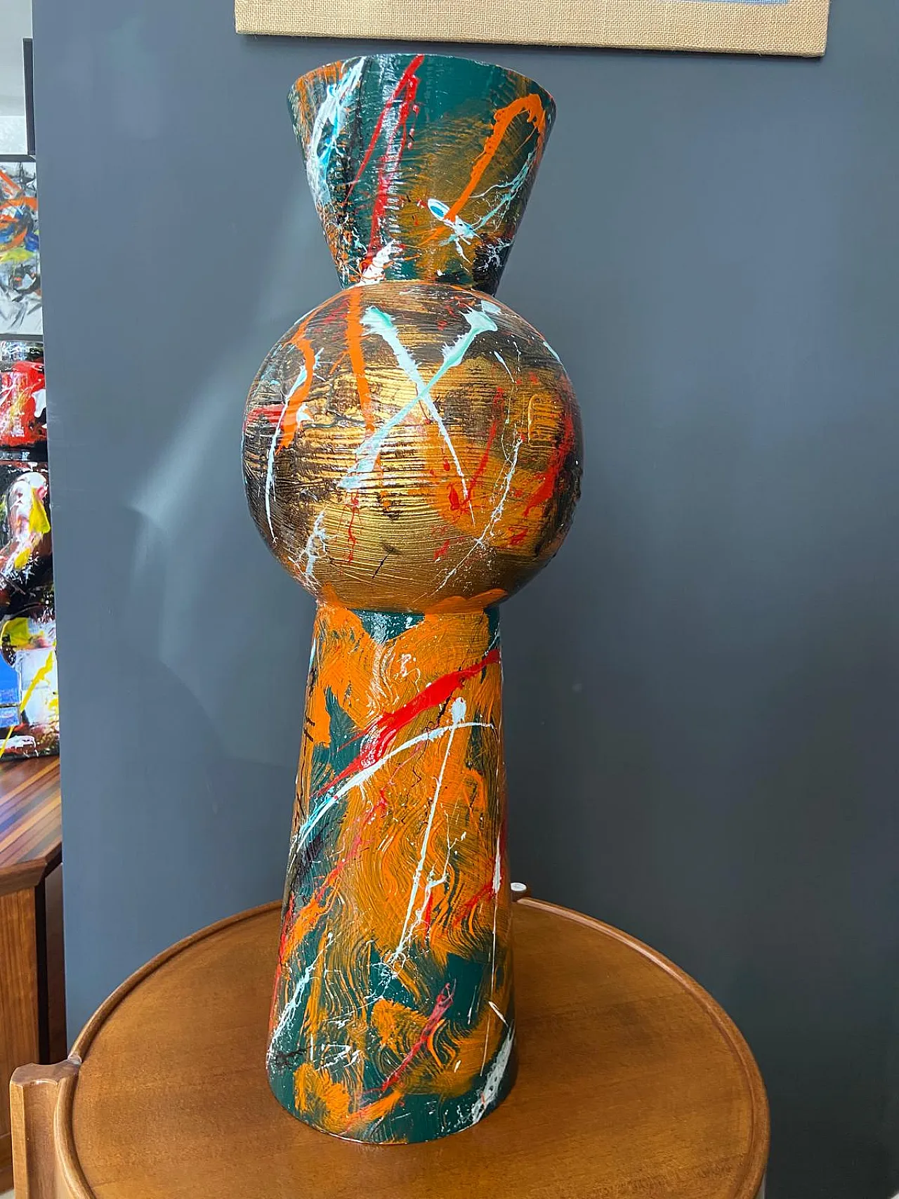 Vaso in metallo di Silvio Formichetti, anni 2000 8