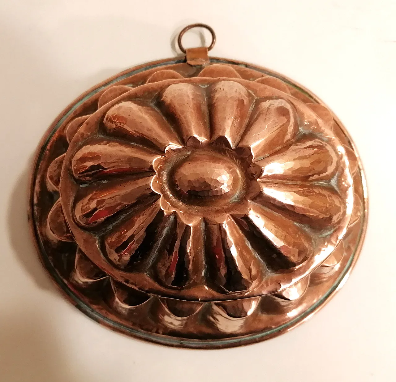 5 cake Copper molds, 1970s 3