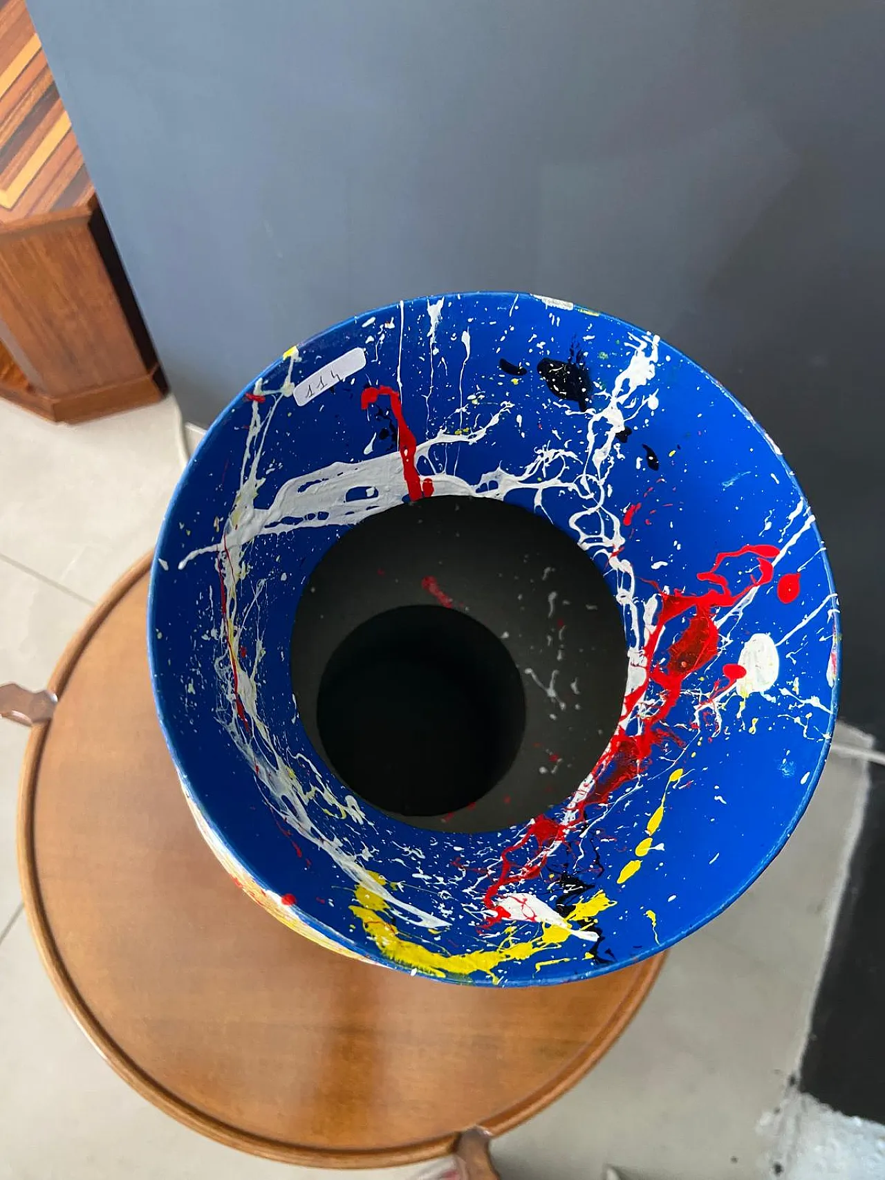 Metal vase by Silvio Formichetti, 2000s 7