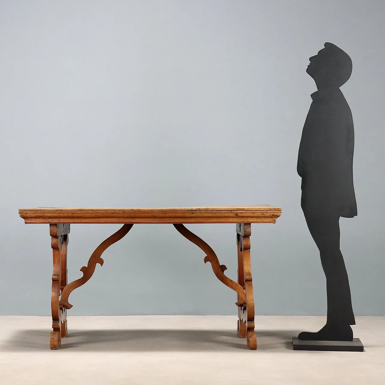 Tavolo fratino in noce, '800 2