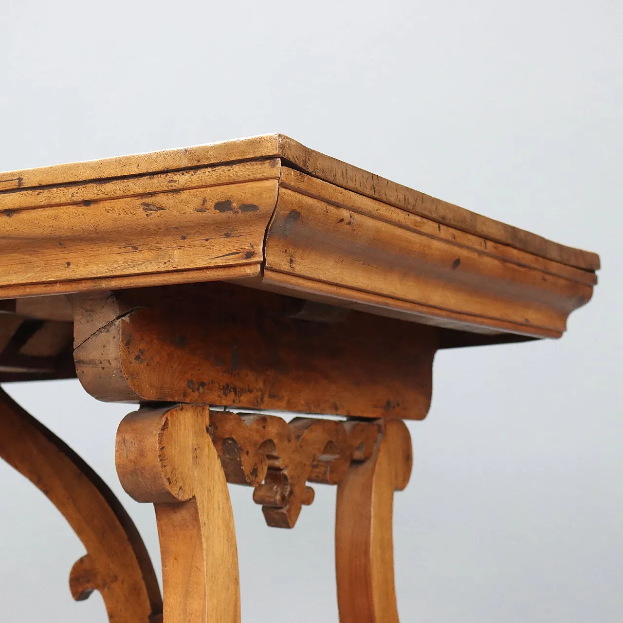 Tavolo fratino in noce, '800 4