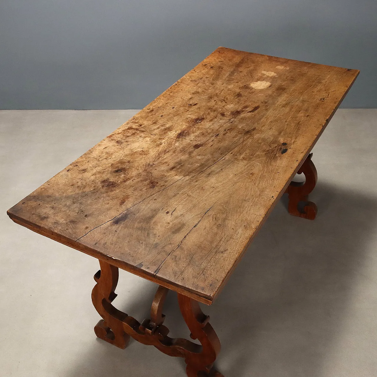 Tavolo fratino in noce, '800 6