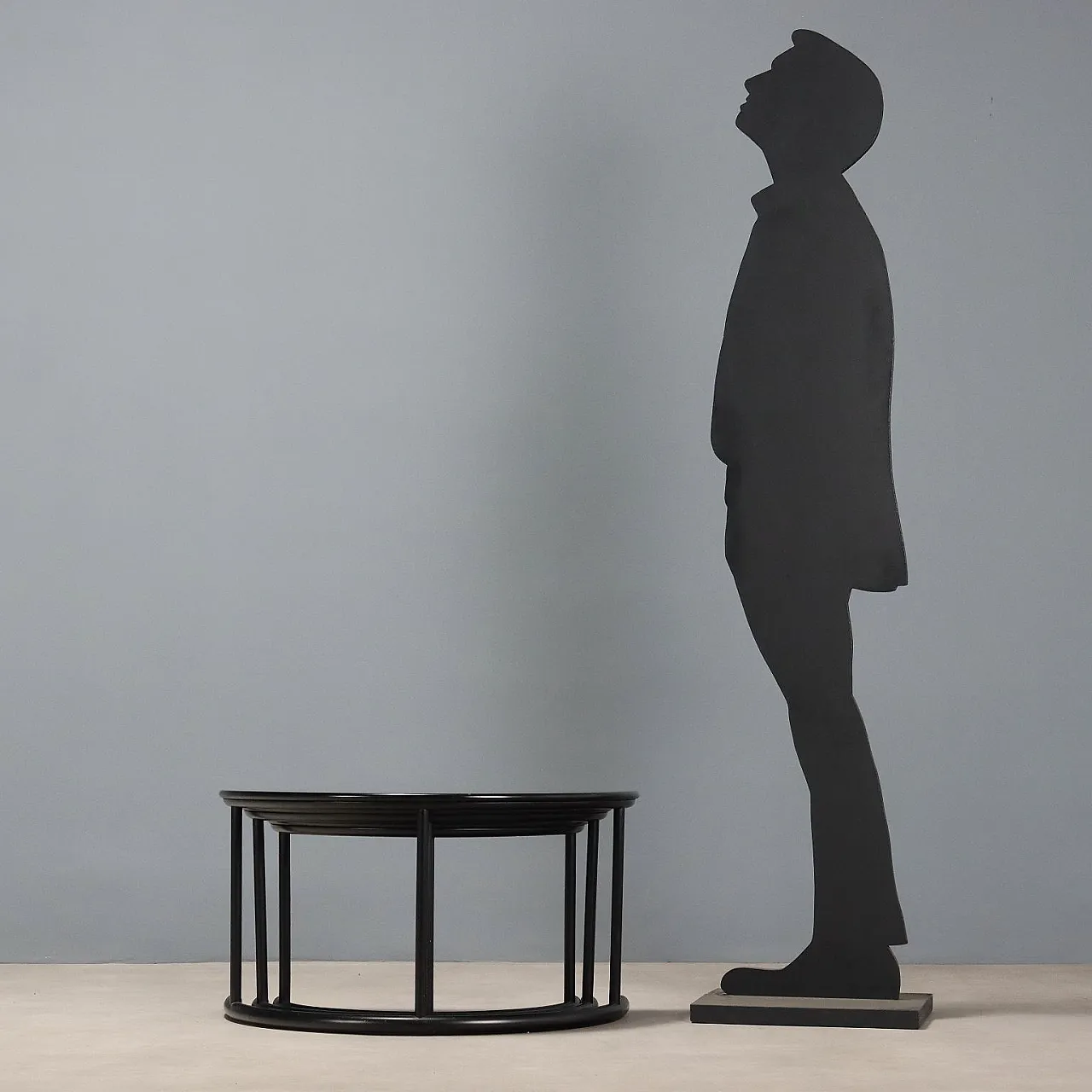 3 Lacquered wooden coffee tables, 20th century 2