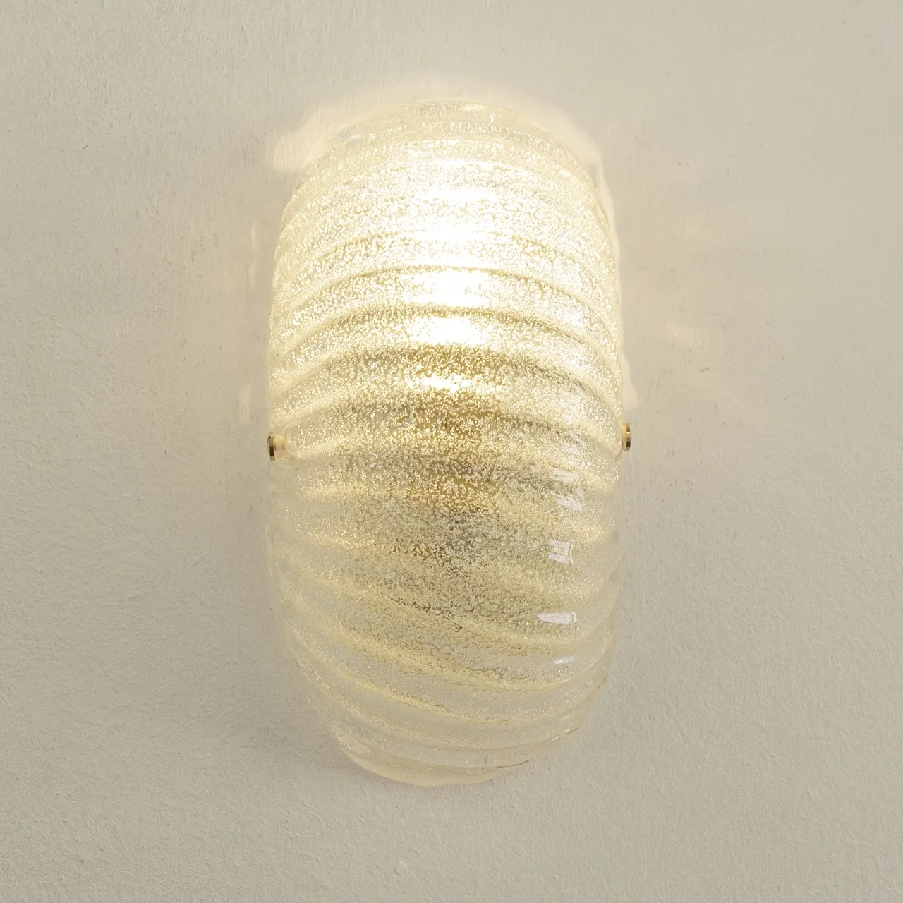 Murano glass shell wall sconce lamp, 2000s 1