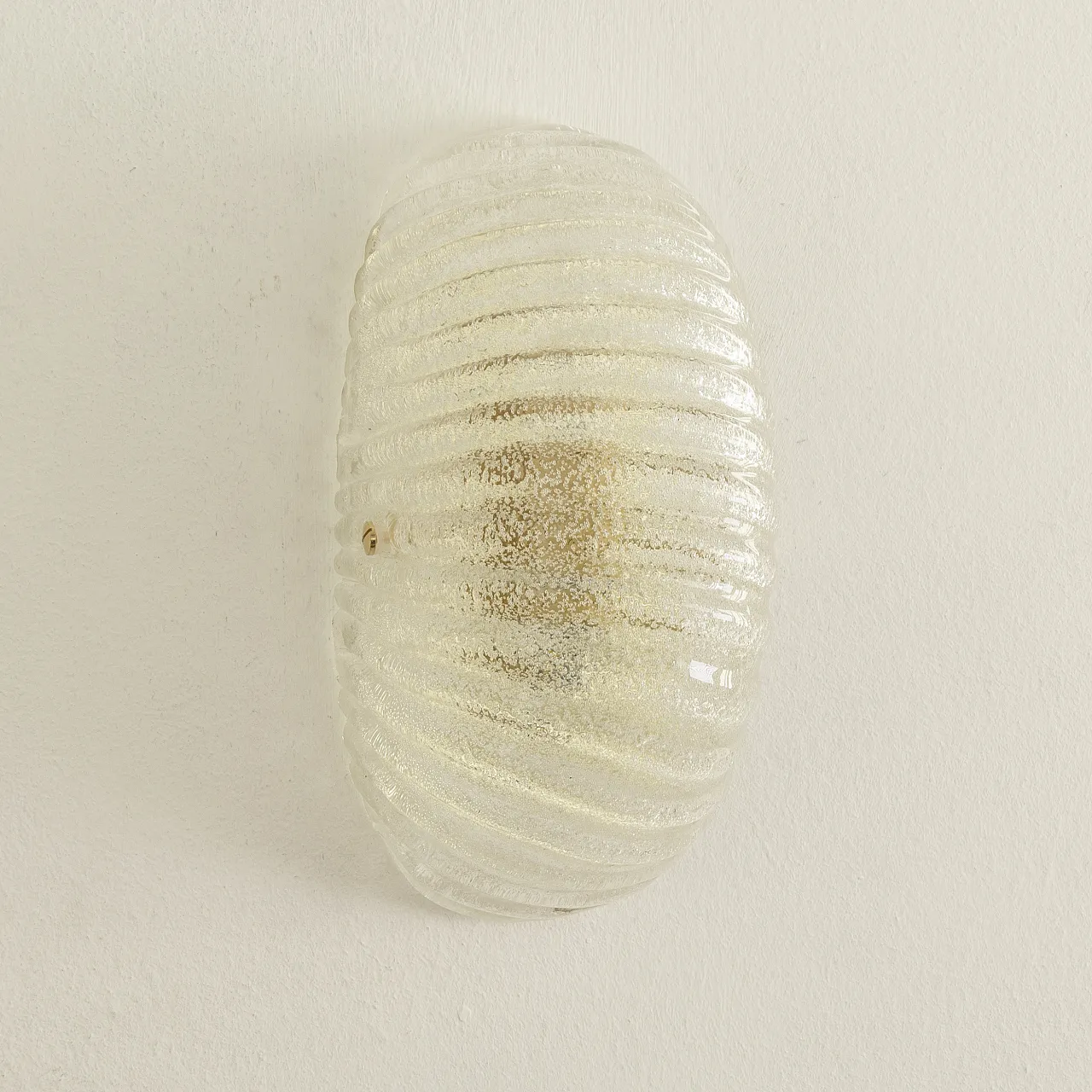 Murano glass shell wall sconce lamp, 2000s 2