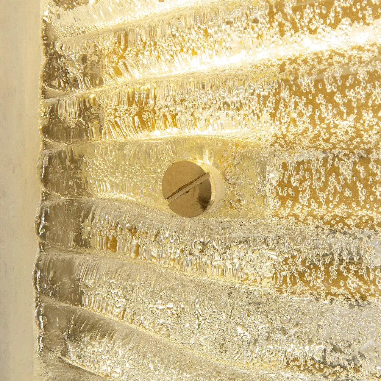 Murano glass shell wall sconce lamp, 2000s 6