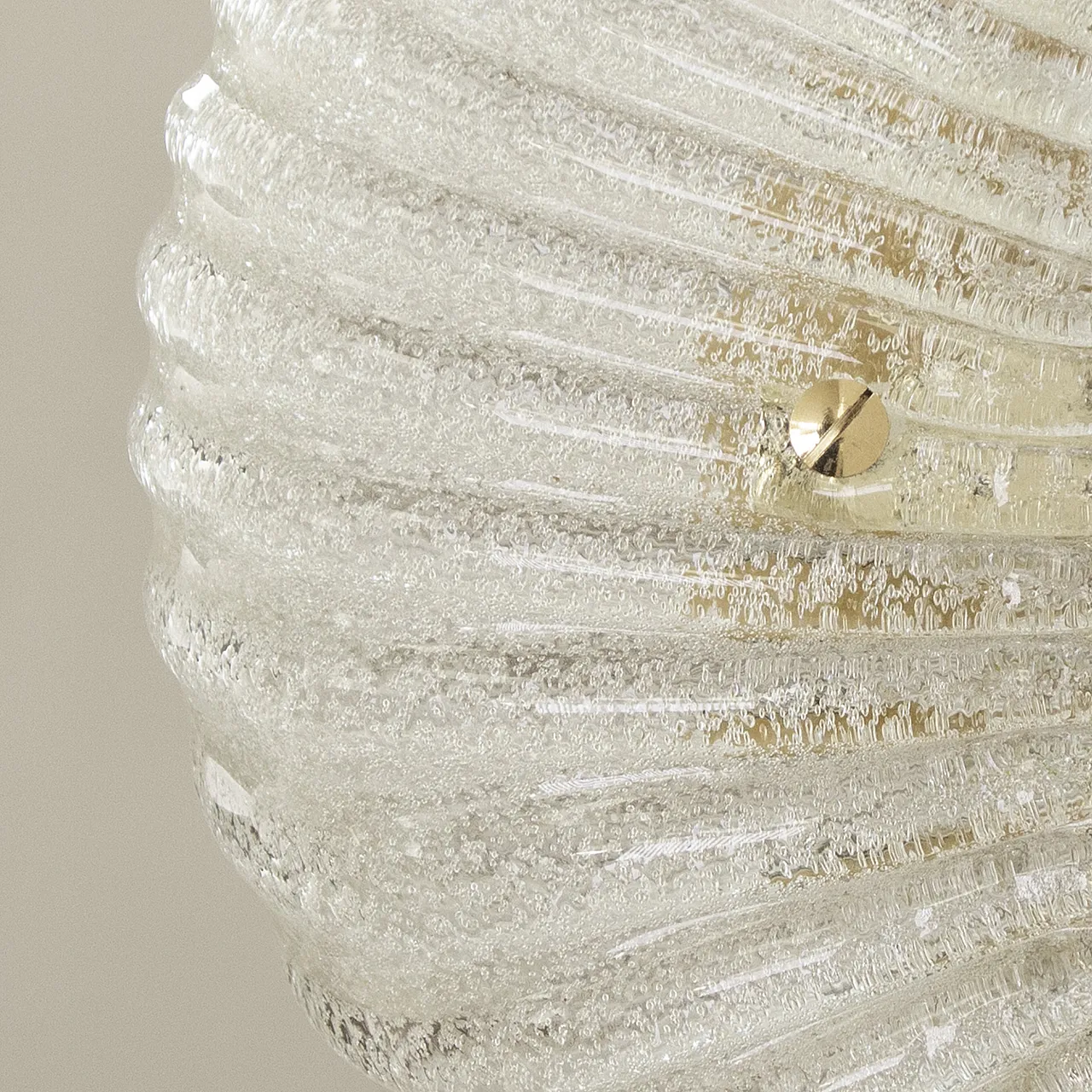 Murano glass shell wall sconce lamp, 2000s 9