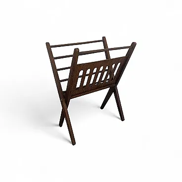 Folding wooden magazine rack from the 1960s