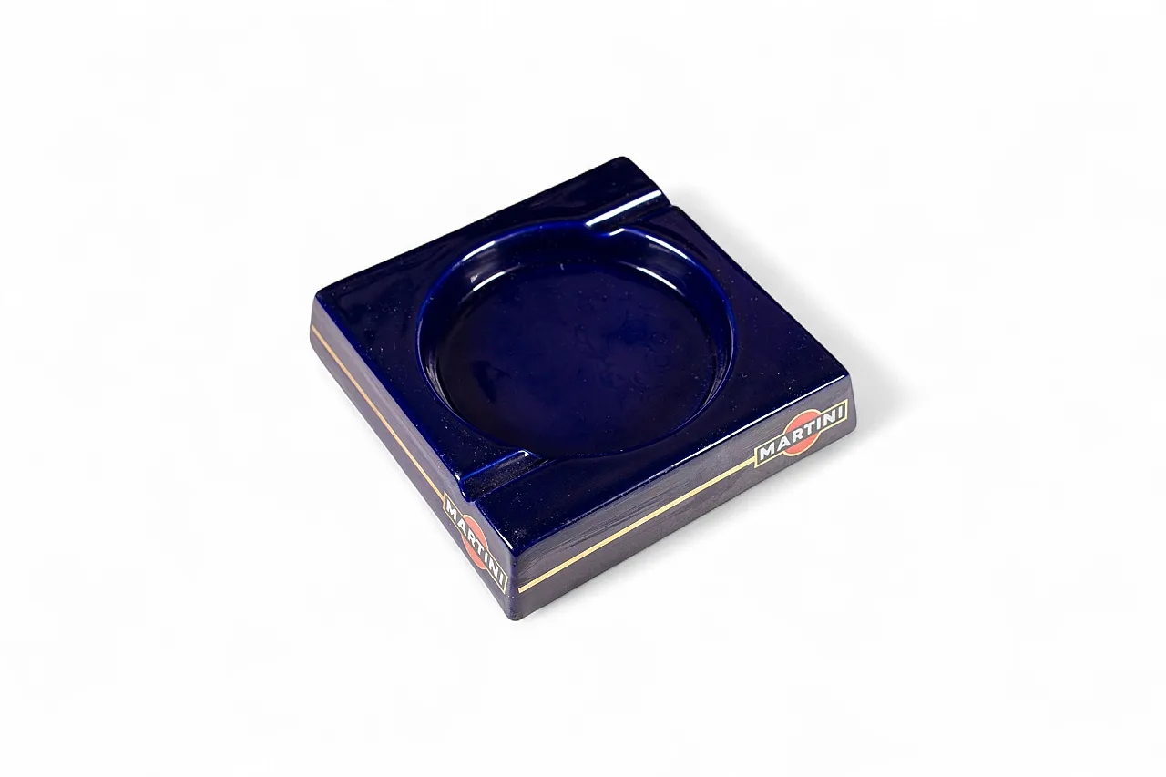 Martini ceramic ashtray, 70s 4