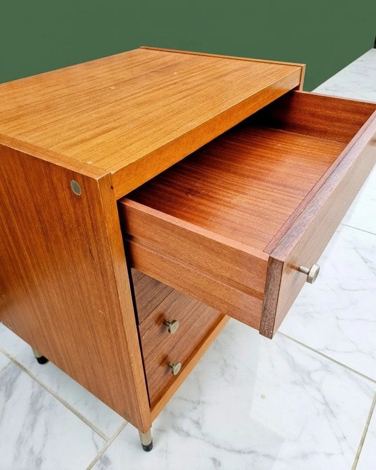 Cassettiera Scandinavo in teak, anni '60 3