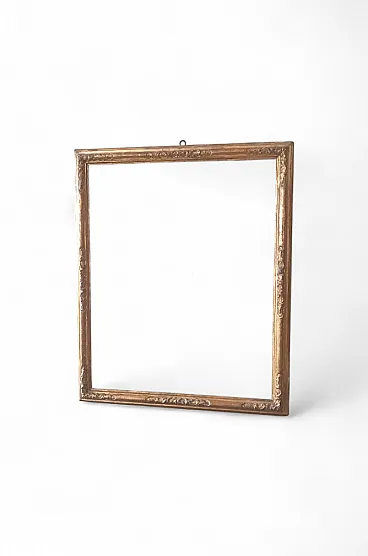 Cornice in legno dorato e intagliato, '700