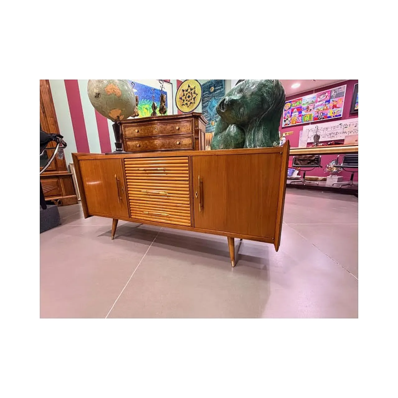 Rosewood sideboard, 1950s 4