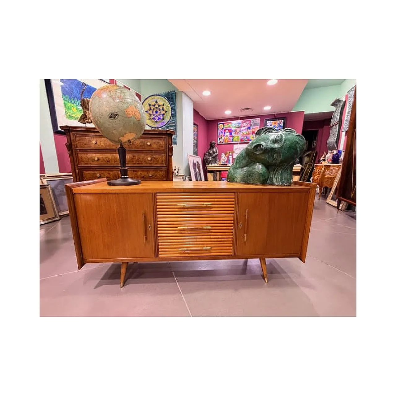 Rosewood sideboard, 1950s 5