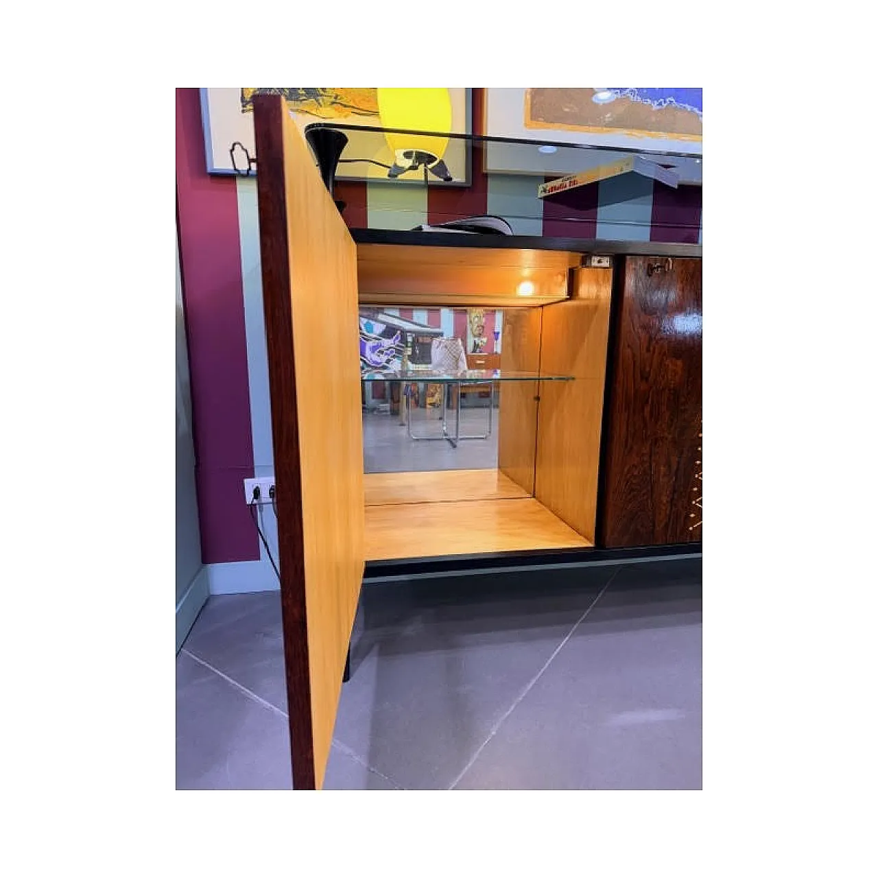 Santos rosewood sideboard, 1950s 6