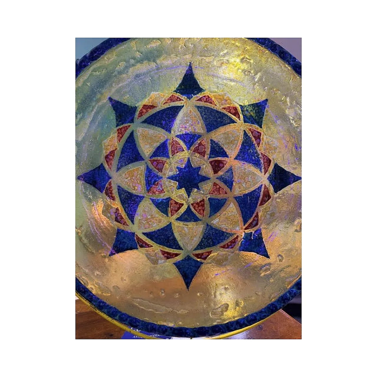 Murano glass parade plate, 1950s 4