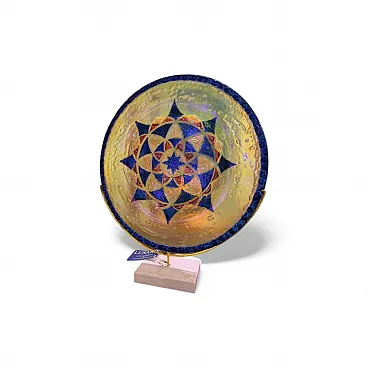 Murano glass parade plate, 1950s