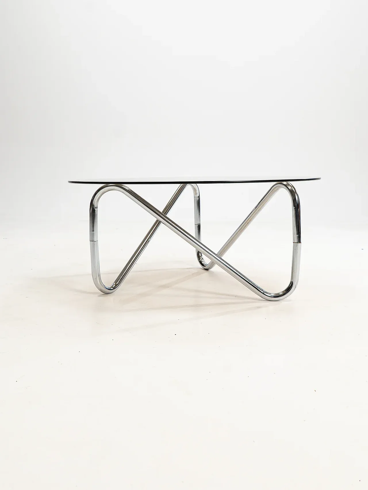 Steel tube coffee table, 1970s 2