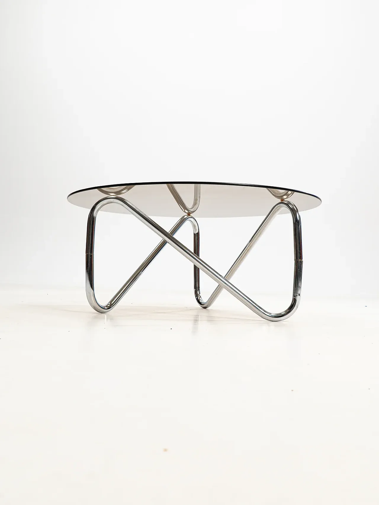 Steel tube coffee table, 1970s 3